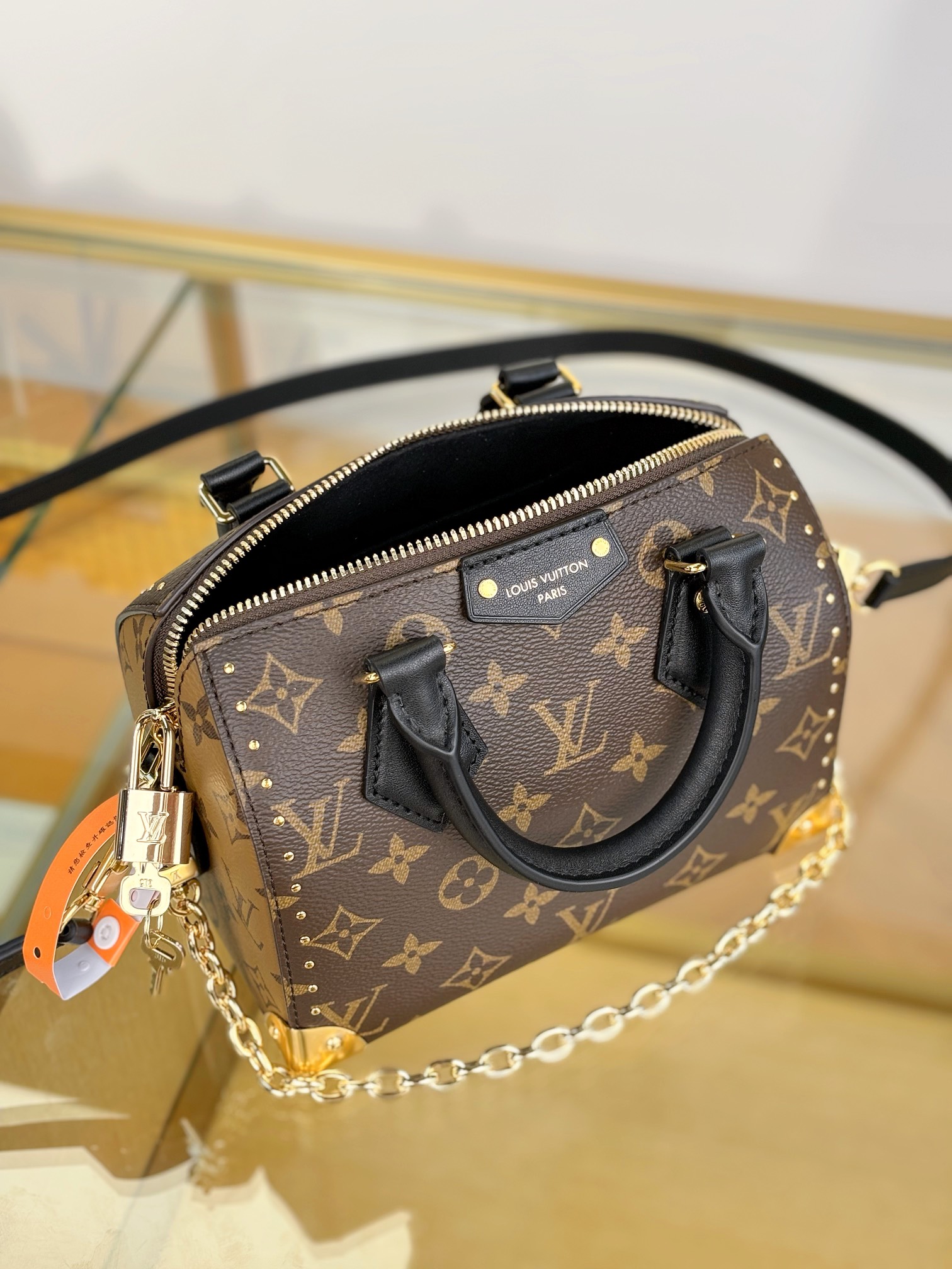 LV 原單 Speedy Nano Monogram 金鍊手袋｜歐美奢侈品精品推薦