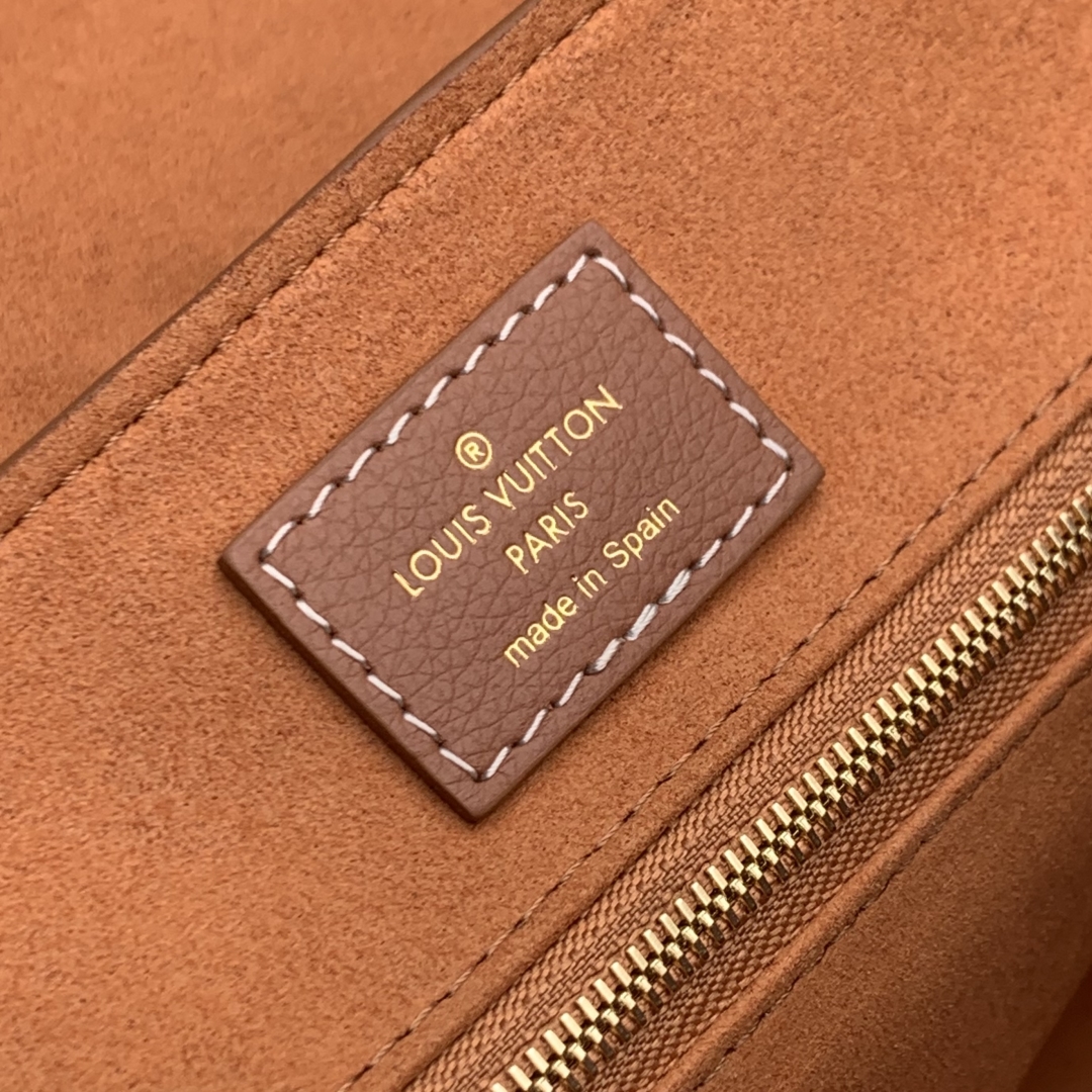 LV 一比一 BELLA 小牛皮單肩包 簡約棕色設計｜歐美奢侈品精品推薦