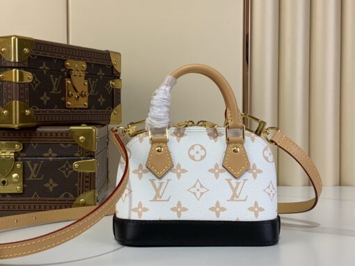 LV 原單 Alma BB 雙色 Monogram 小巧手袋 優雅設計