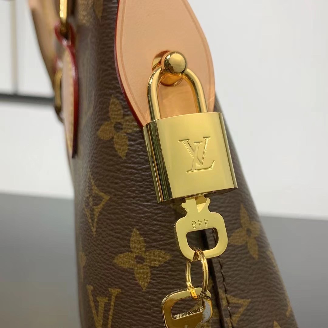 LV 原單 Locky BB Monogram 小號手提斜挎包 鏈條點綴｜歐美奢侈品精品推薦