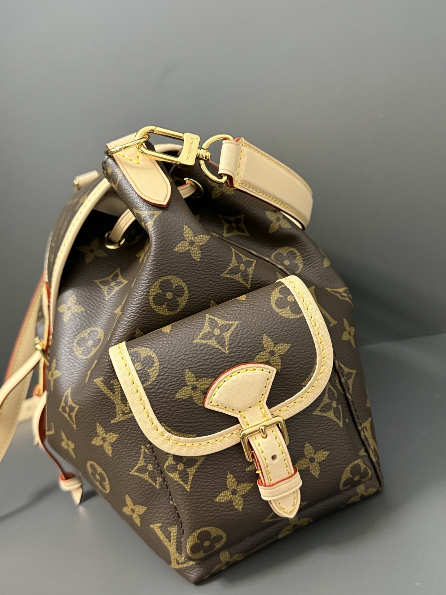 LV 一比一 Montsouris MM Monogram 水桶後背手袋 經典復刻｜歐美奢侈品精品推薦