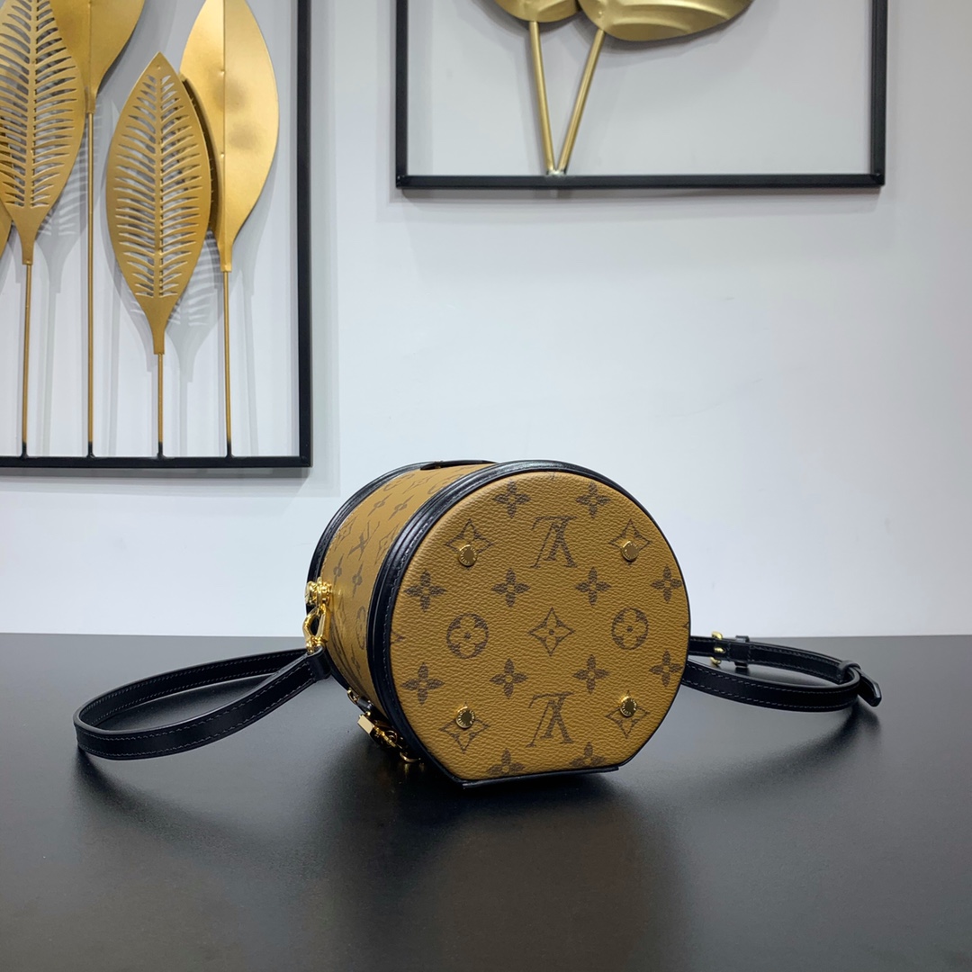 LV 一比一 Cannes 圓桶手提包 Monogram 經典百搭款｜歐美奢侈品精品推薦