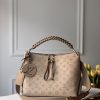 LV 精品仿製 Mahina 米色手提包 編織手柄斜挎款｜歐美奢侈品精品推薦