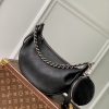 LV 高仿 黑色半月包 鏈條小圓包設計｜歐美奢侈品精品推薦