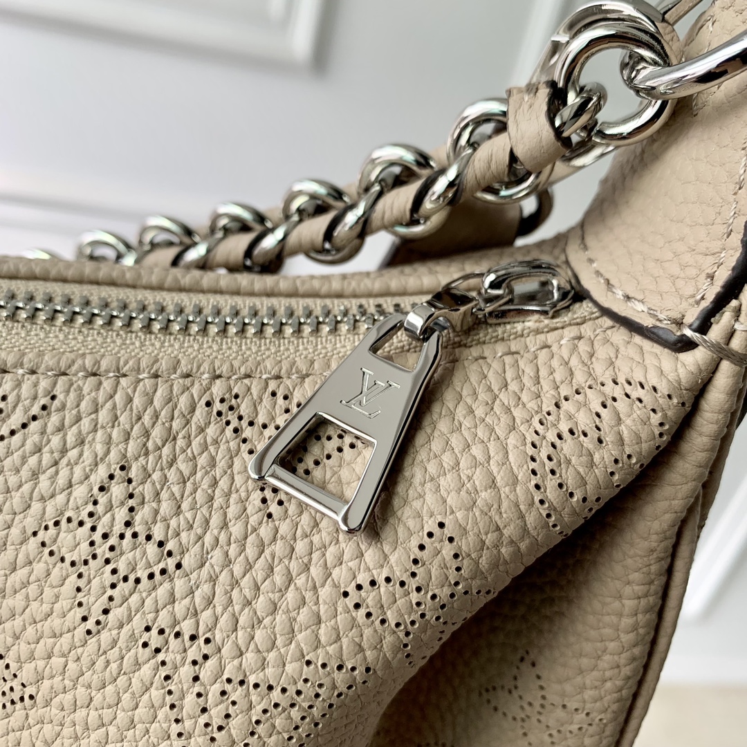 LV 高仿 米色半月包 鏈條小圓包百搭款｜歐美奢侈品精品推薦