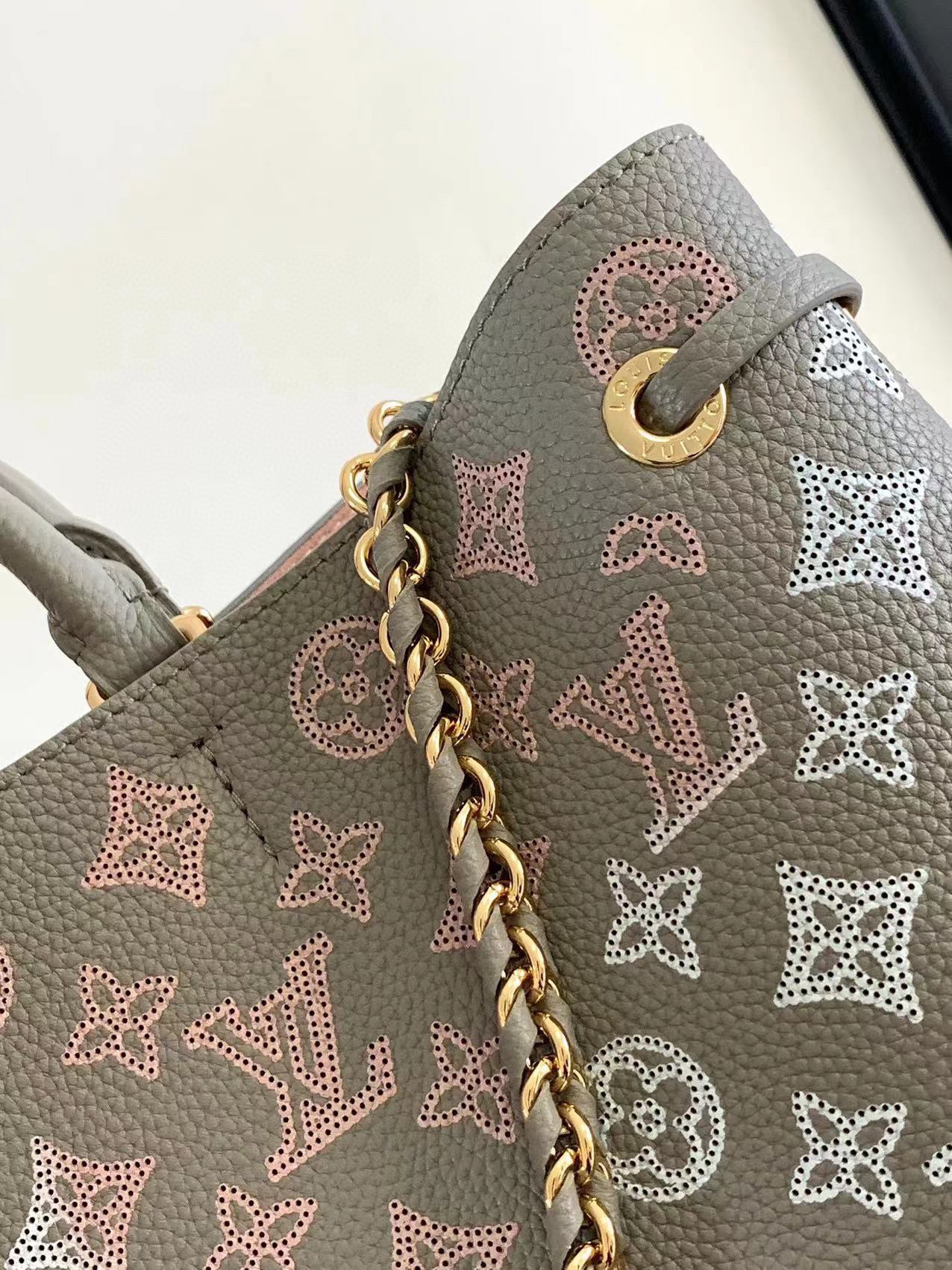 LV 一比一 Monogram拼色托特包 金鏈點綴新款｜歐美奢侈品精品推薦