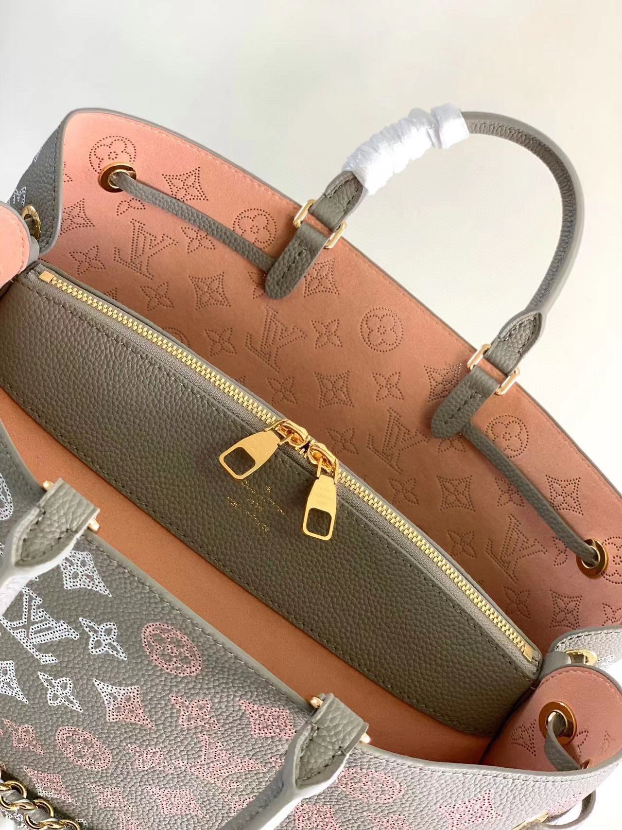 LV 一比一 Monogram拼色托特包 金鏈點綴新款｜歐美奢侈品精品推薦