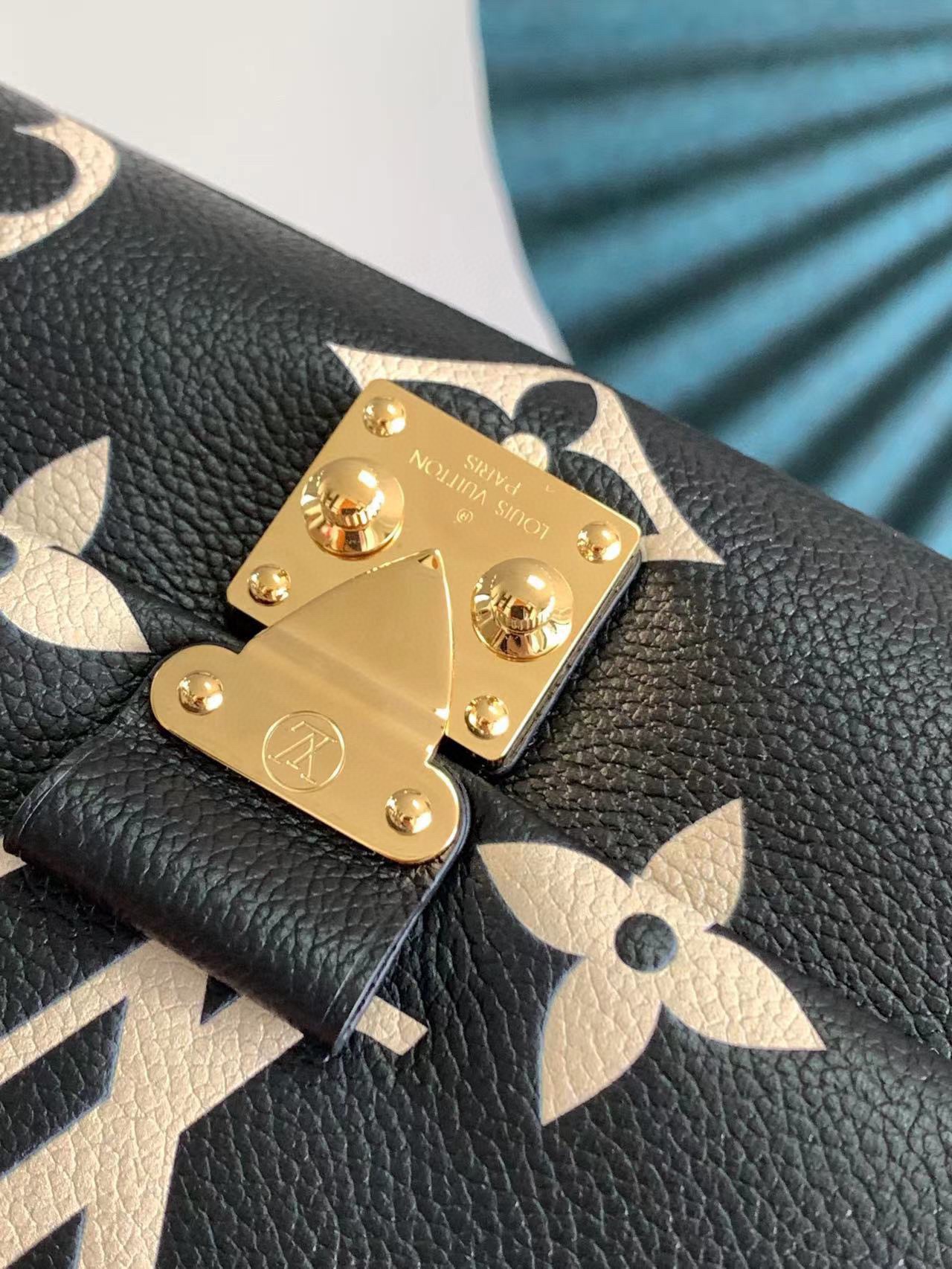LV A貨 Monogram壓紋鎖扣手提包 黑色金扣款｜歐美奢侈品精品推薦