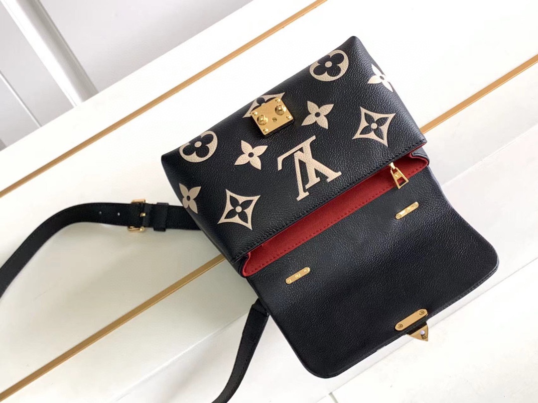 LV A貨 Monogram壓紋鎖扣手提包 黑色金扣款｜歐美奢侈品精品推薦