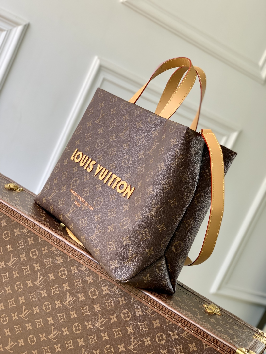 LV 高仿 Monogram 托特包 經典棕色大容量手提｜歐美奢侈品精品推薦