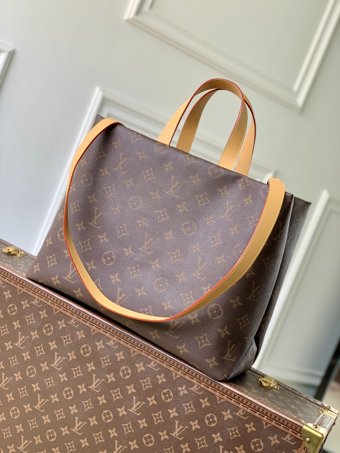 LV 高仿 Monogram 托特包 經典棕色大容量手提｜歐美奢侈品精品推薦