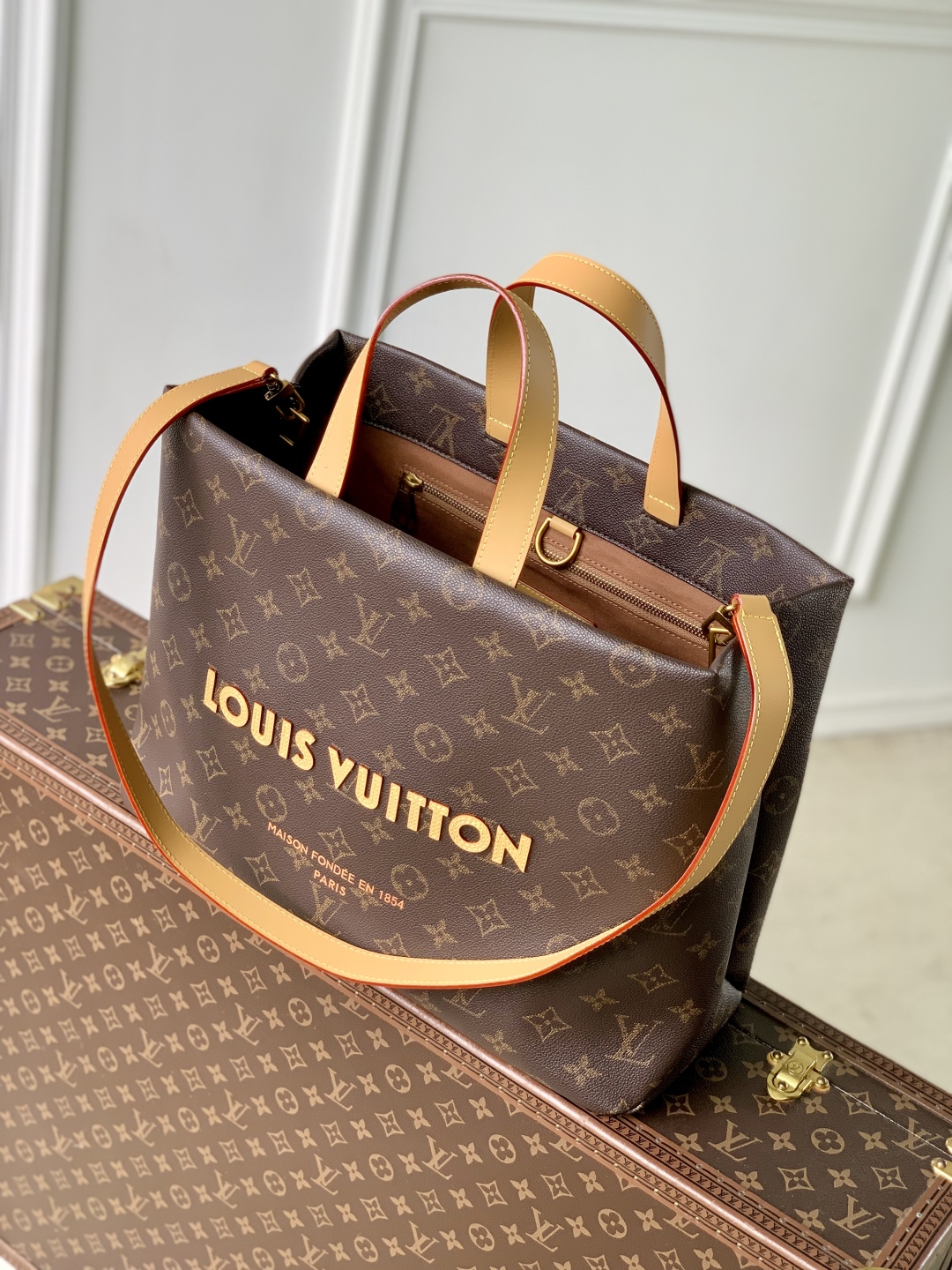 LV 高仿 Monogram 托特包 經典棕色大容量手提｜歐美奢侈品精品推薦