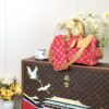 LV 高仿波士頓包 M24429 紅色Monogram 鮮明旅行手提款｜歐美奢侈品精品推薦