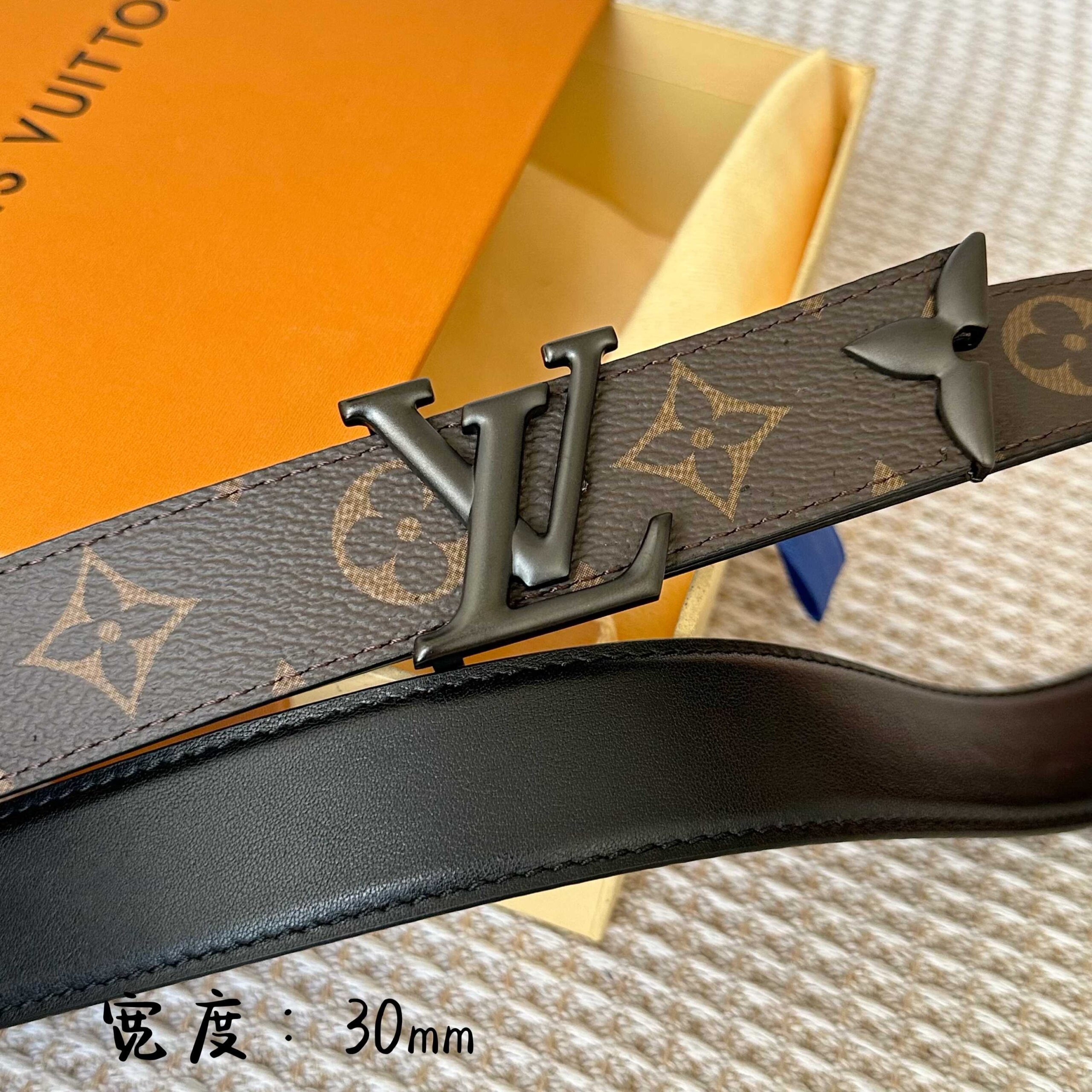 LV A貨 Monogram皮帶 黑色扣 30mm｜歐美奢侈品精品推薦