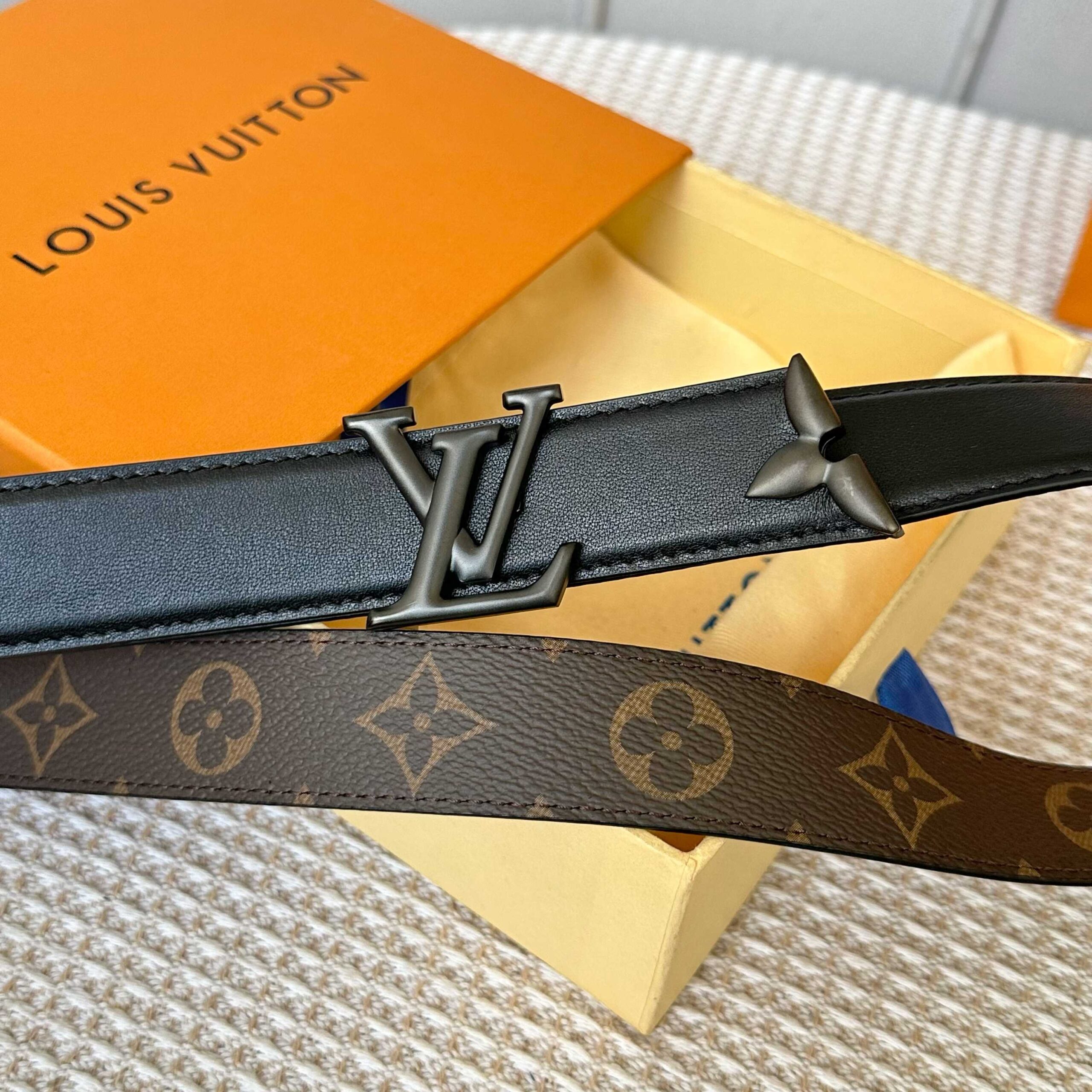 LV A貨 Monogram皮帶 黑色扣 30mm｜歐美奢侈品精品推薦