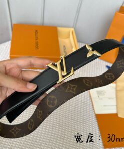 LV 原單 Monogram皮帶 金扣 30mm