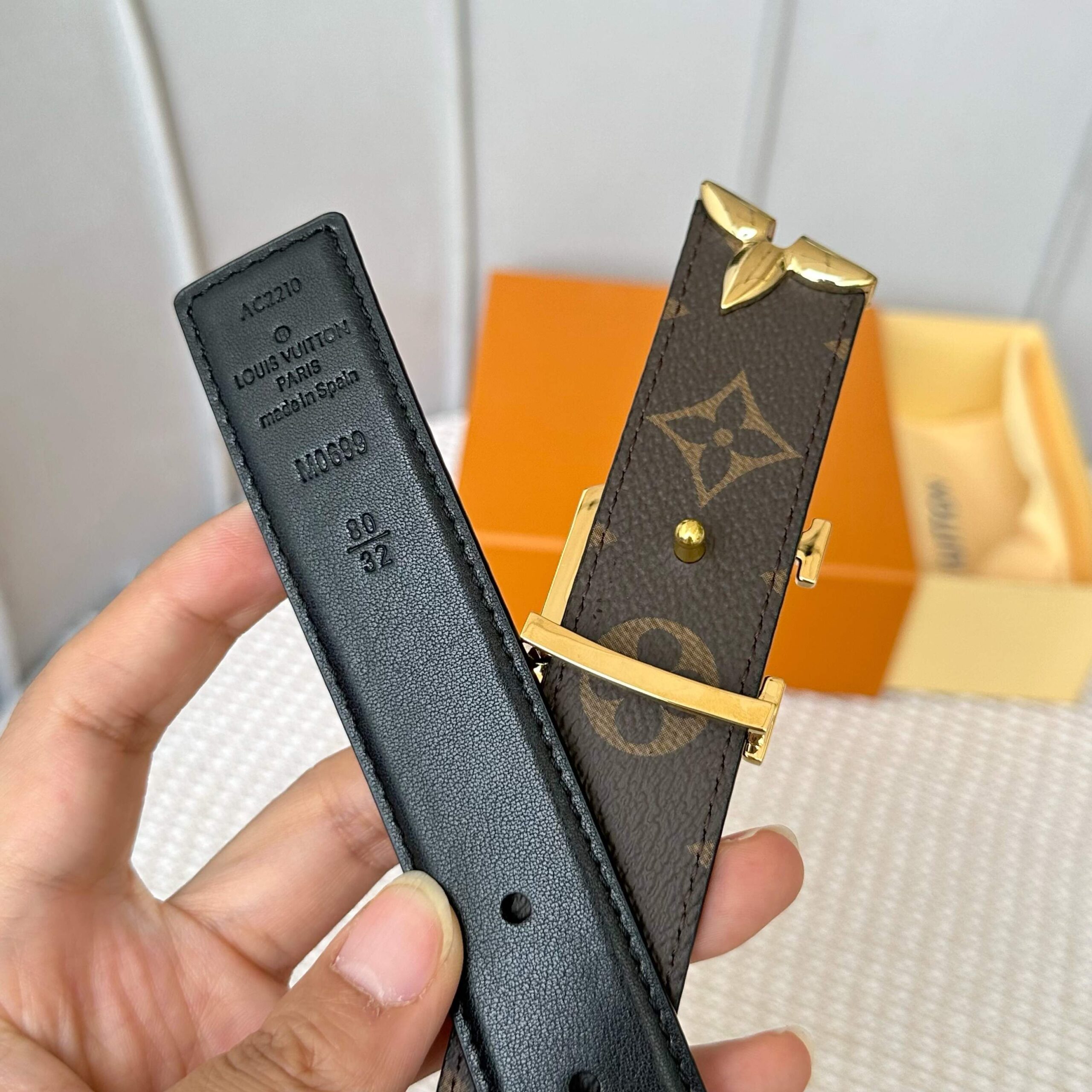LV 原單 Monogram皮帶 金扣 30mm｜歐美奢侈品精品推薦