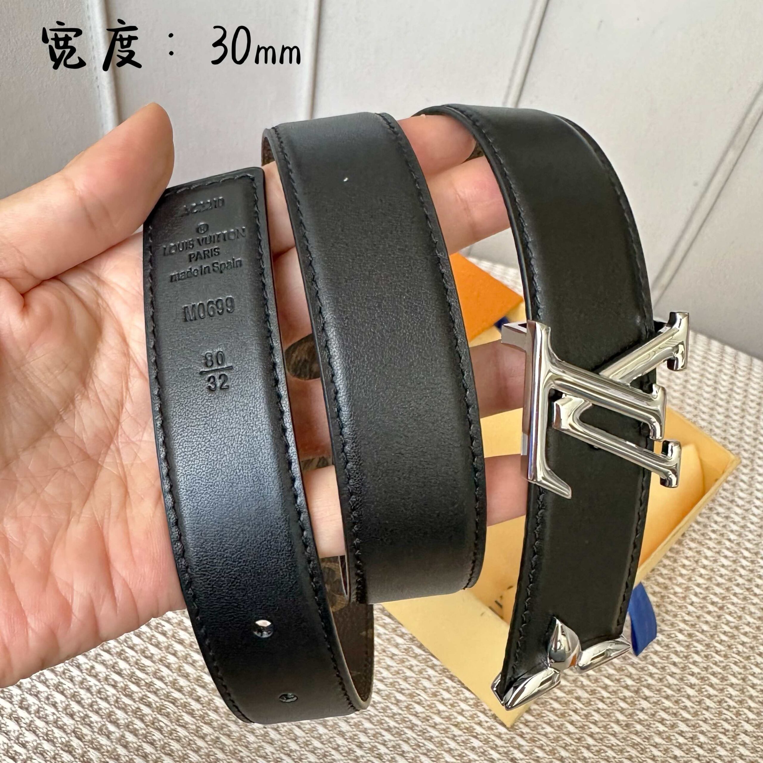 LV 一比一 Monogram皮帶 銀扣 30mm｜歐美奢侈品精品推薦
