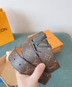 LV 原單 Monogram 經典皮帶 黑扣