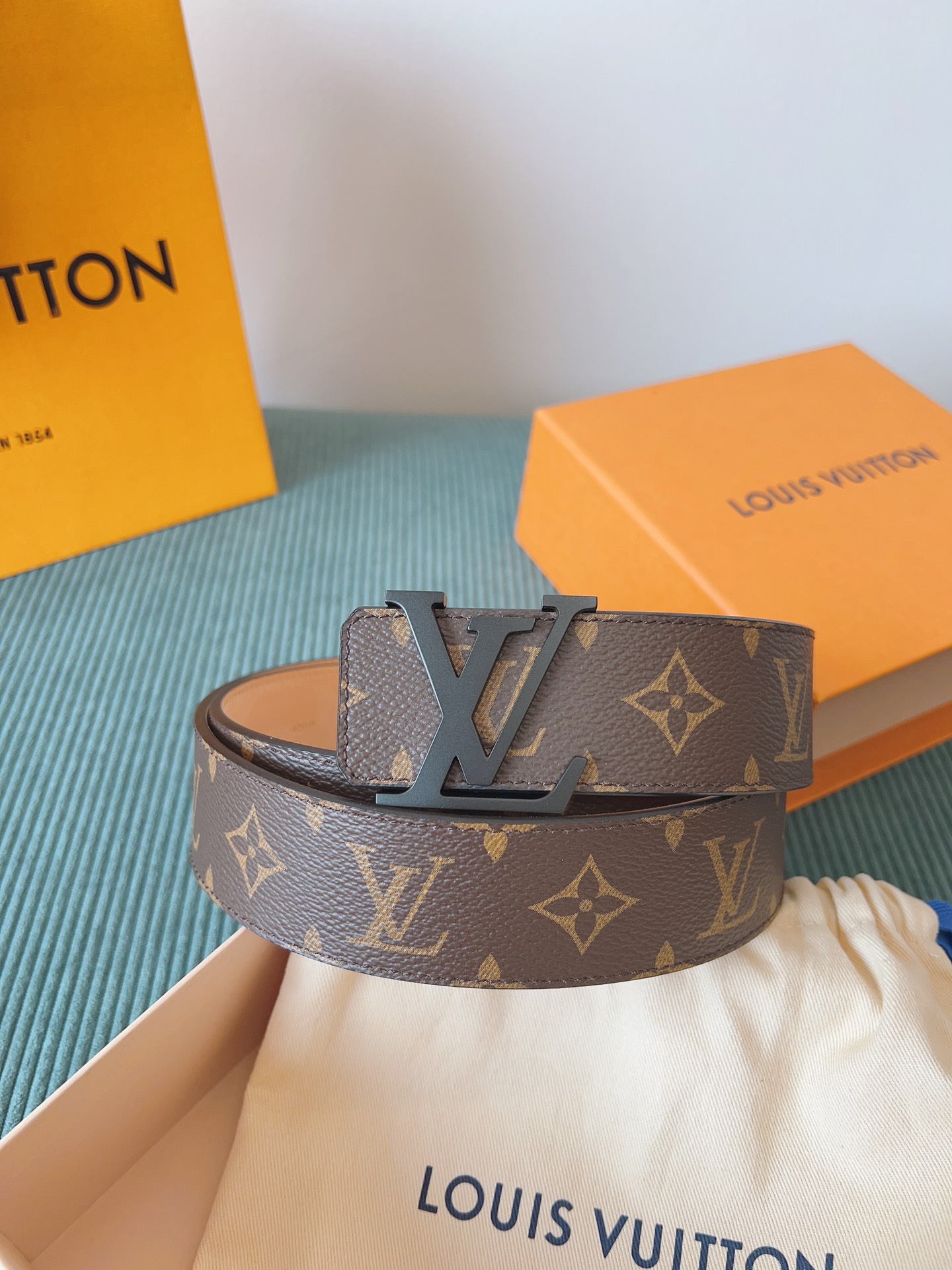 LV 原單 Monogram 經典皮帶 黑扣｜歐美奢侈品精品推薦