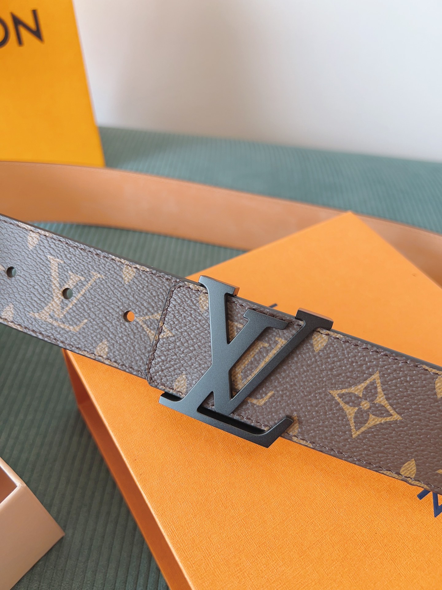 LV 原單 Monogram 經典皮帶 黑扣｜歐美奢侈品精品推薦
