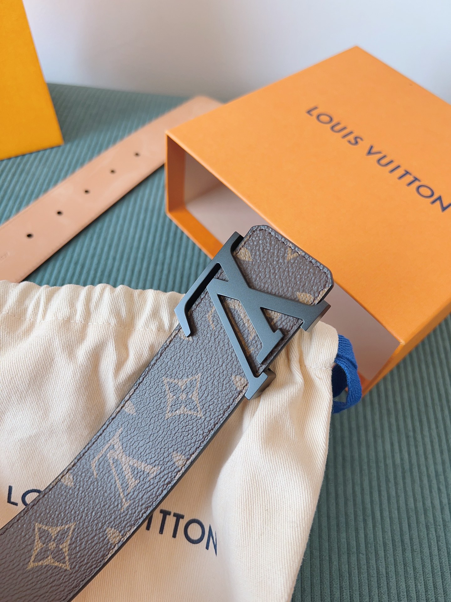 LV 原單 Monogram 經典皮帶 黑扣｜歐美奢侈品精品推薦