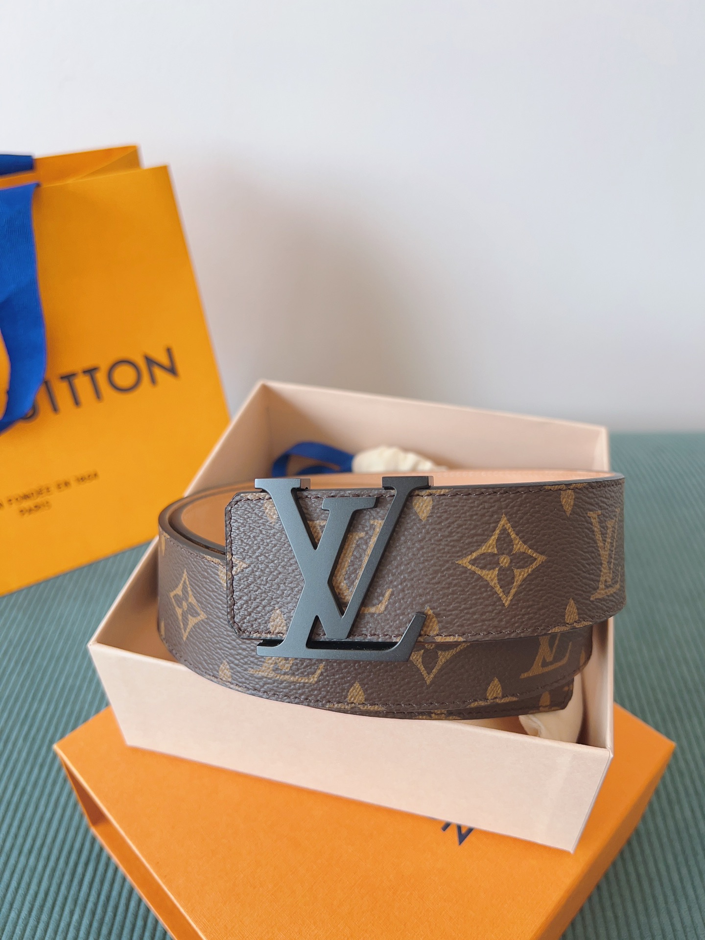 LV 原單 Monogram 經典皮帶 黑扣｜歐美奢侈品精品推薦