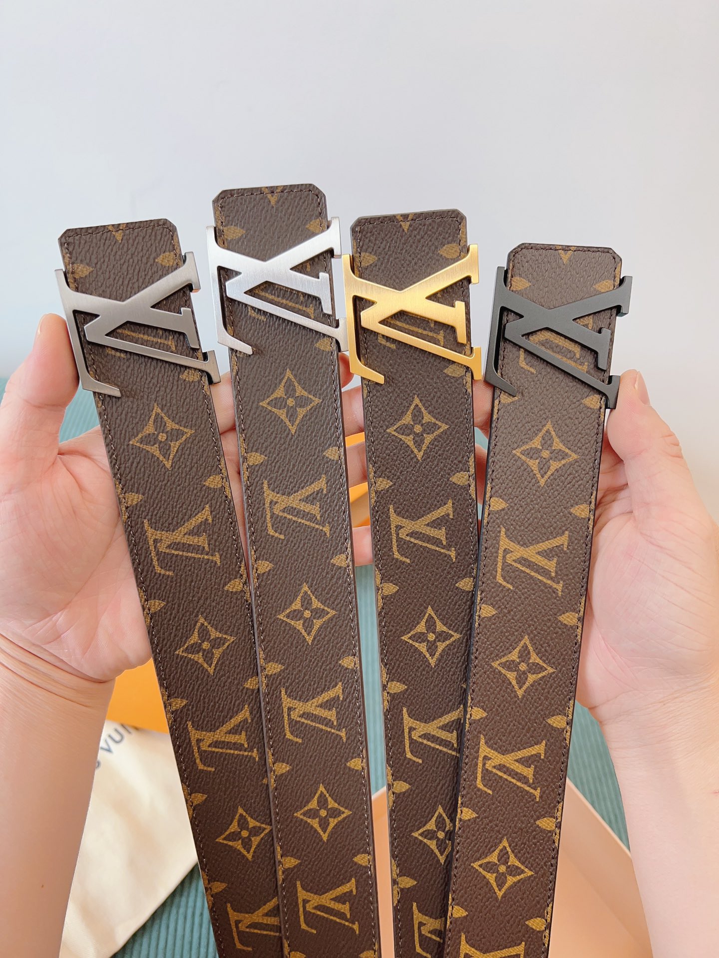 LV 原單 Monogram 經典皮帶 黑扣｜歐美奢侈品精品推薦