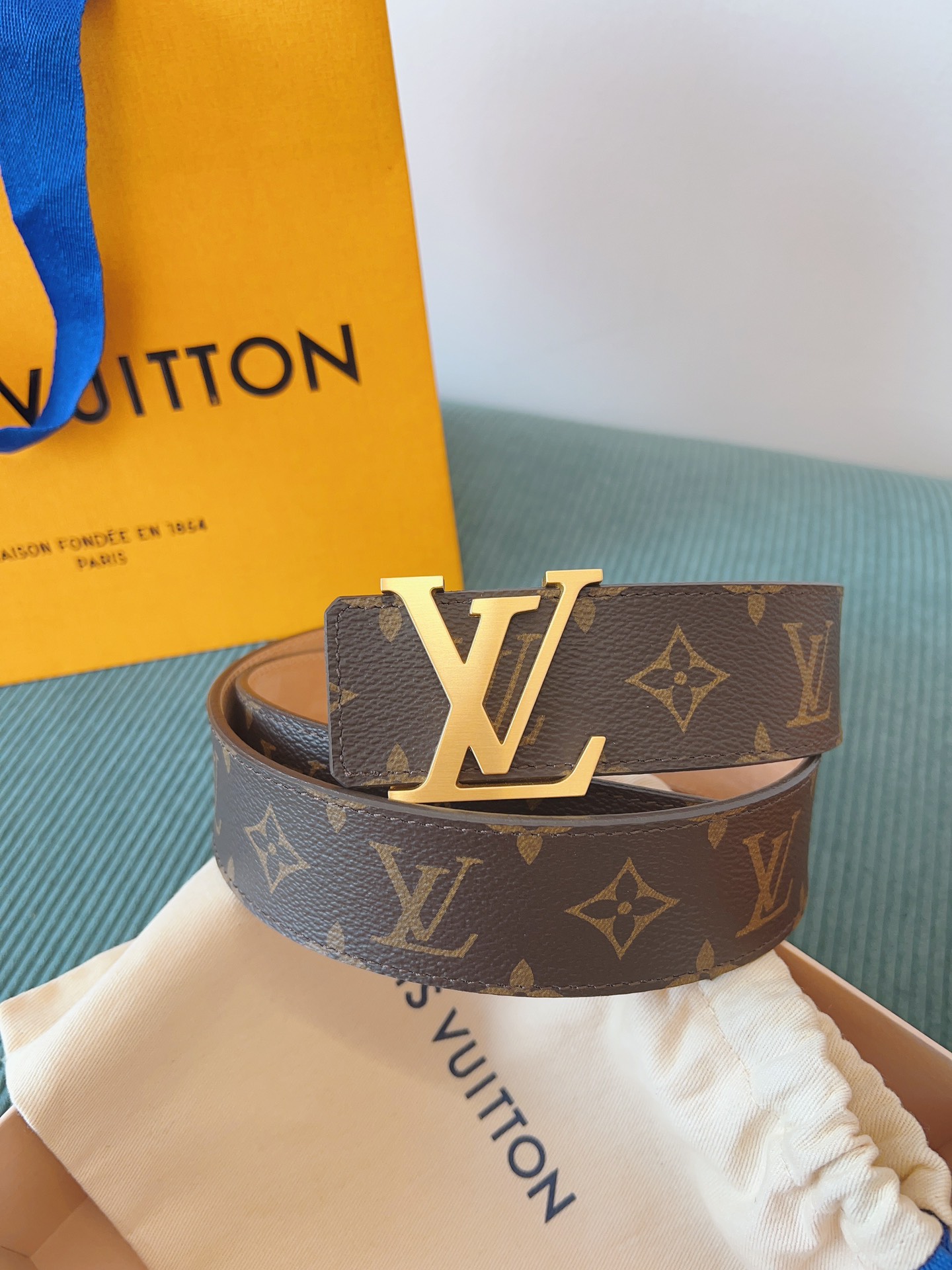 LV 一比一 Monogram 經典皮帶 金扣｜歐美奢侈品精品推薦