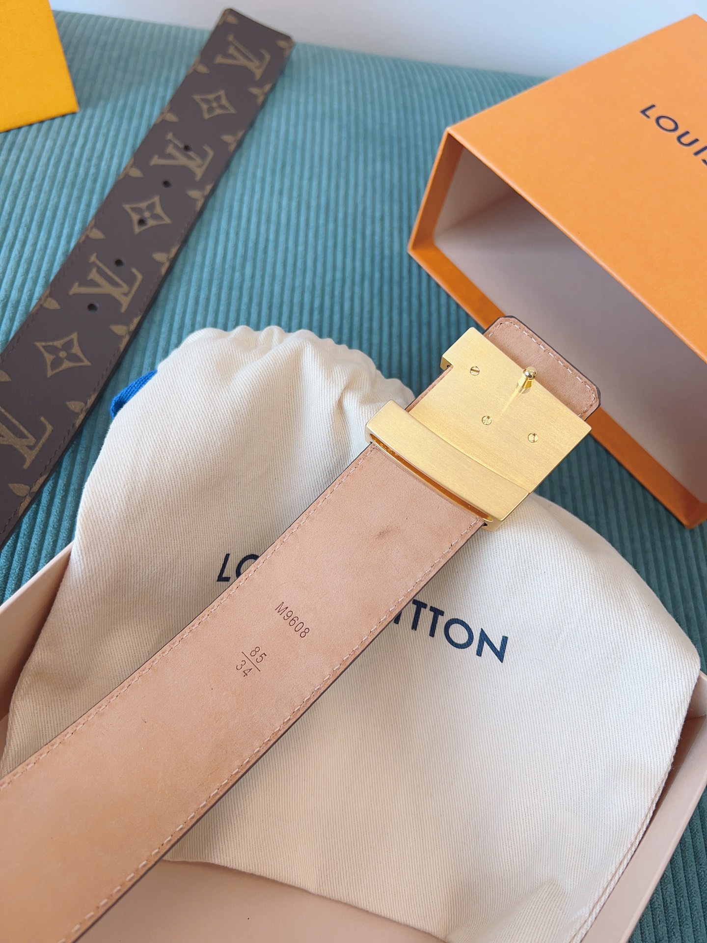 LV 一比一 Monogram 經典皮帶 金扣｜歐美奢侈品精品推薦