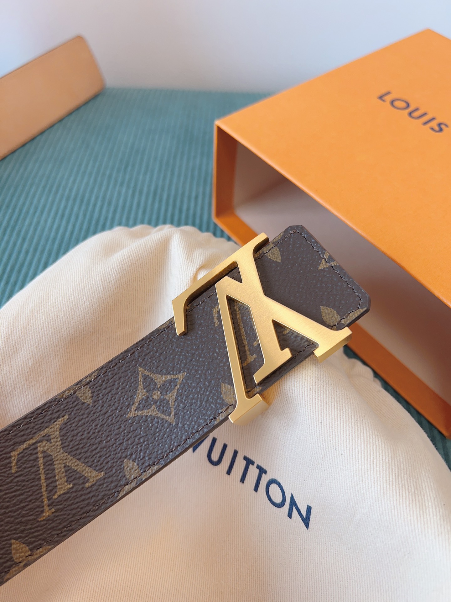 LV 一比一 Monogram 經典皮帶 金扣｜歐美奢侈品精品推薦