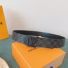 LV 高仿 Damier 格紋皮帶 黑色扣｜歐美奢侈品精品推薦
