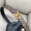 LV 高仿 Monogram 經典皮帶 金扣質感款｜歐美奢侈品精品推薦