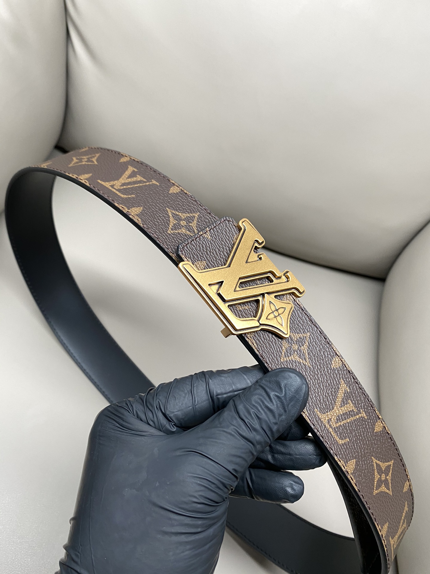 LV 高仿 Monogram 經典皮帶 金扣質感款｜歐美奢侈品精品推薦