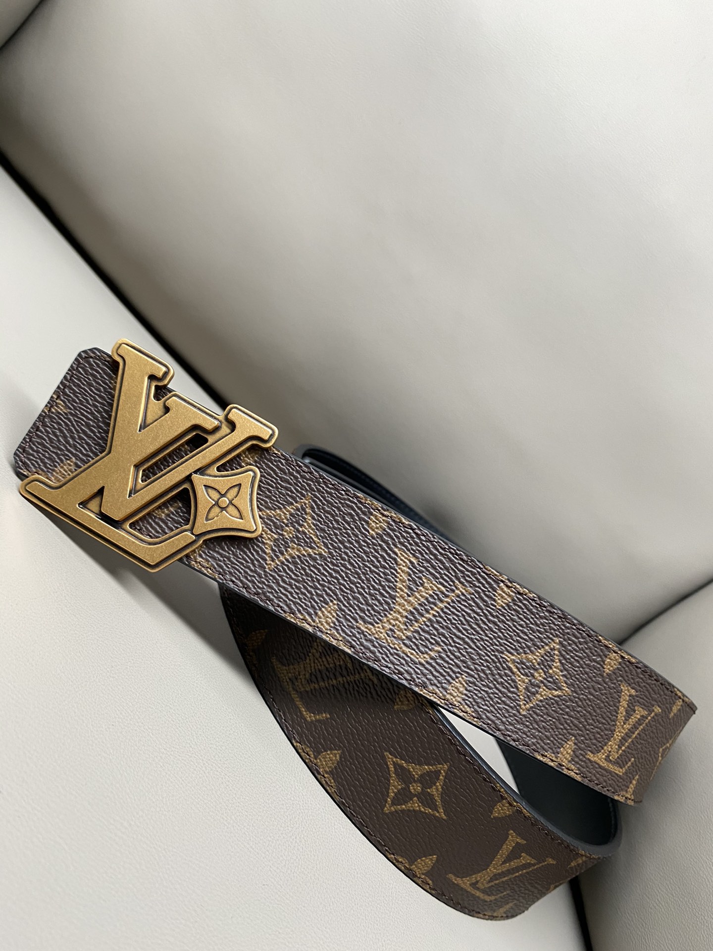 LV 高仿 Monogram 經典皮帶 金扣質感款｜歐美奢侈品精品推薦