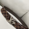 LV 一比一 Damier 格紋皮帶 銀扣設計款｜歐美奢侈品精品推薦