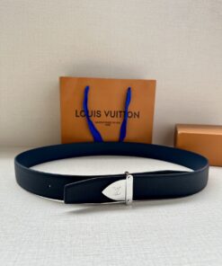 LV 高仿皮帶 經典銀扣設計 商務百搭款