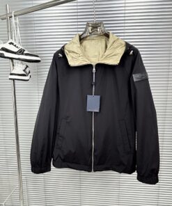 LV 原單黑色休閒外套 米色內裡Monogram 男士輕便