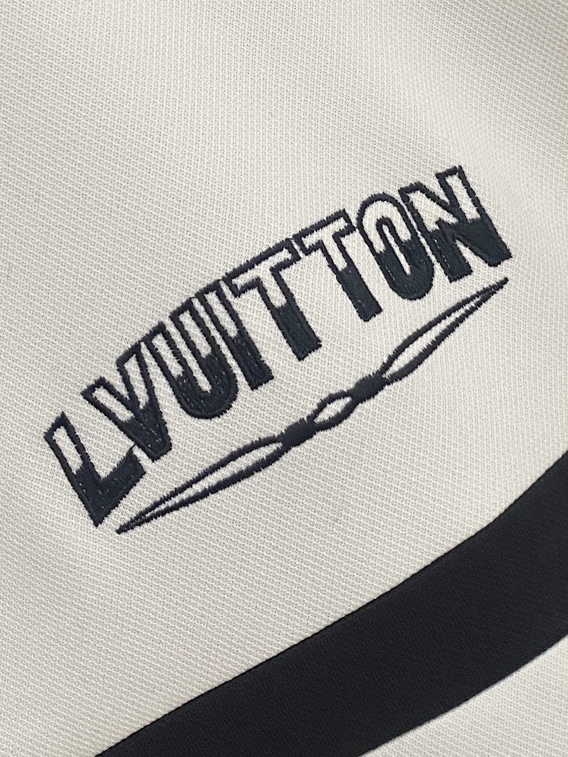 LV 高仿黑白拼接外套 男士休閒拉鍊款｜歐美奢侈品精品推薦