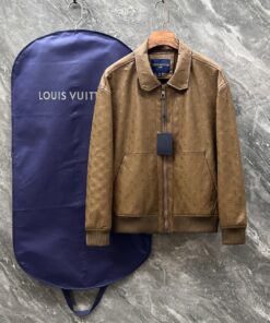 LV 一比一棕色外套 Monogram壓紋挺版款