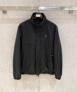 LV 一比一男士外套 經典黑色立領防風款