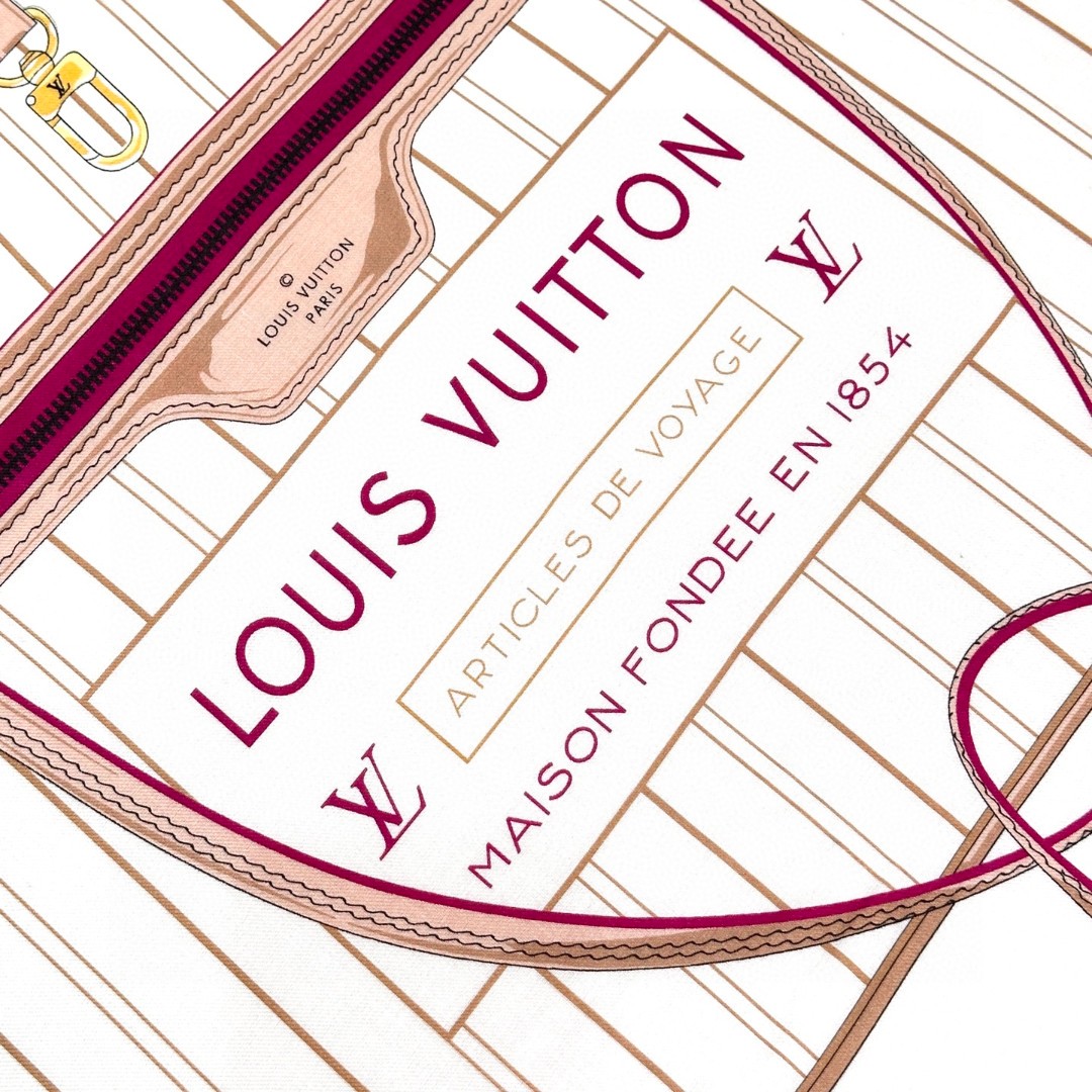 LV 高仿絲巾 Monogram經典拼色百搭披肩｜歐美奢侈品精品推薦