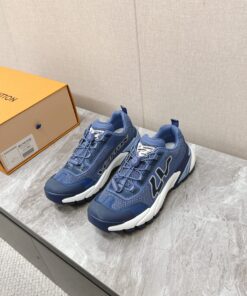 LV 一比一 藍色低幫運動鞋 潮流舒適款