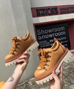 LV 高仿厚底休閒鞋 焦糖棕經典百搭款