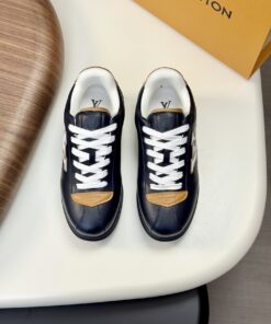 LV 高仿休閒運動鞋 黑色拼接經典款