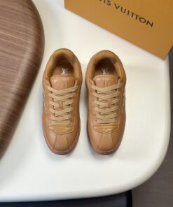 LV 高仿運動鞋 焦糖棕百搭時尚款