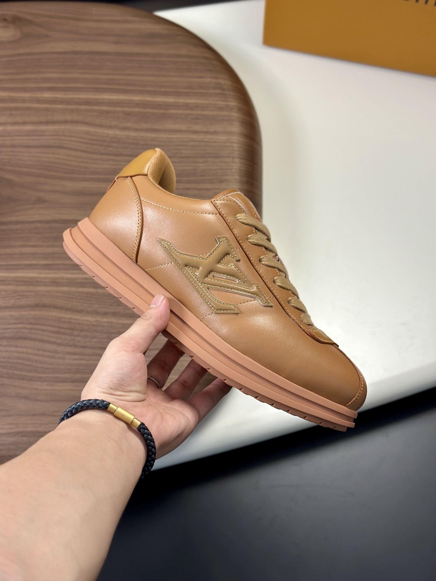 LV 高仿運動鞋 焦糖棕百搭時尚款｜歐美奢侈品精品推薦