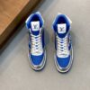 LV 一比一藍白高筒運動鞋 金屬質感 時尚百搭款|超A仿原單精品圖片 3 LV 一比一藍白高筒運動鞋 金屬質感 時尚百搭款|歐美奢侈品精品推薦