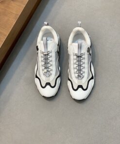 LV 精品仿製運動鞋 白黑拼色透氣休閒款