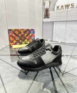 LV 一比一黑灰運動鞋 男士低筒休閒百搭款